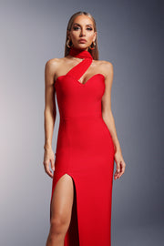 Raki High Slit Bandage Maxi Dress